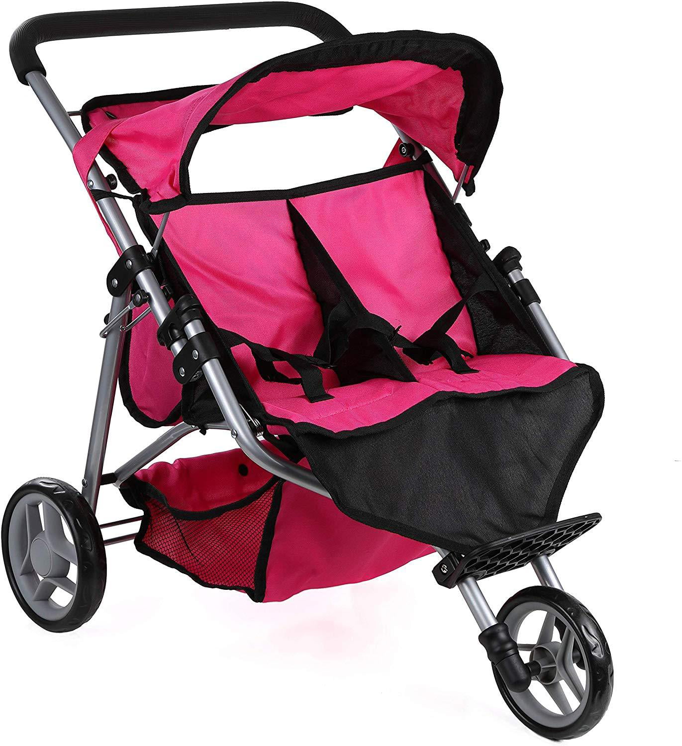 Twin Baby Doll Stroller Extra Tall 