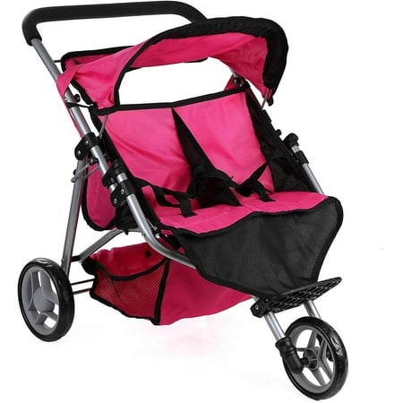 Mommy & Me Twin Baby Doll Stroller Extra Tall 31