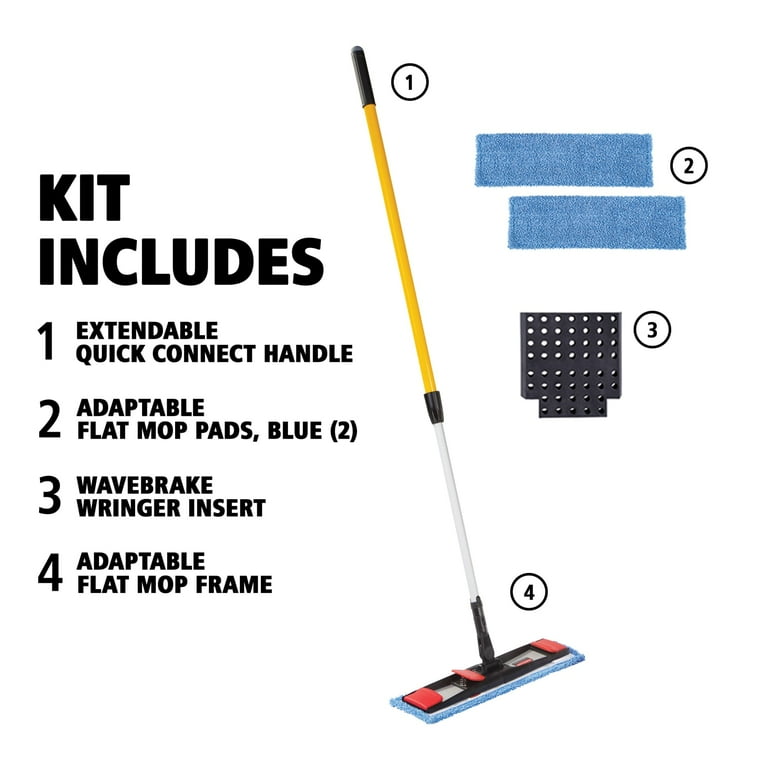 ADAPTABLE FLAT MOP KIT DESIGNED FOR WAVEBRAKE - Walmart.com