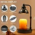 thumbnail image 2 of Candle Lamp, Warmer Lamp with Timer (Black, USB Charger), 2 of 4