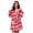 Little Deer Red, variant on Flannel Bathrobe Plus Size Thick Warm Long Sleeve V Neck Cardigan Robe for Home and Outdoor Winter Wear 1XL to 5XL