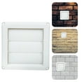 thumbnail image 3 of Évent à Persiennes pour Extérieur, Évent de Sécheuse, Évent d'Air en Plastique, Paroi Externe, Évent d'Air, 3 of 9
