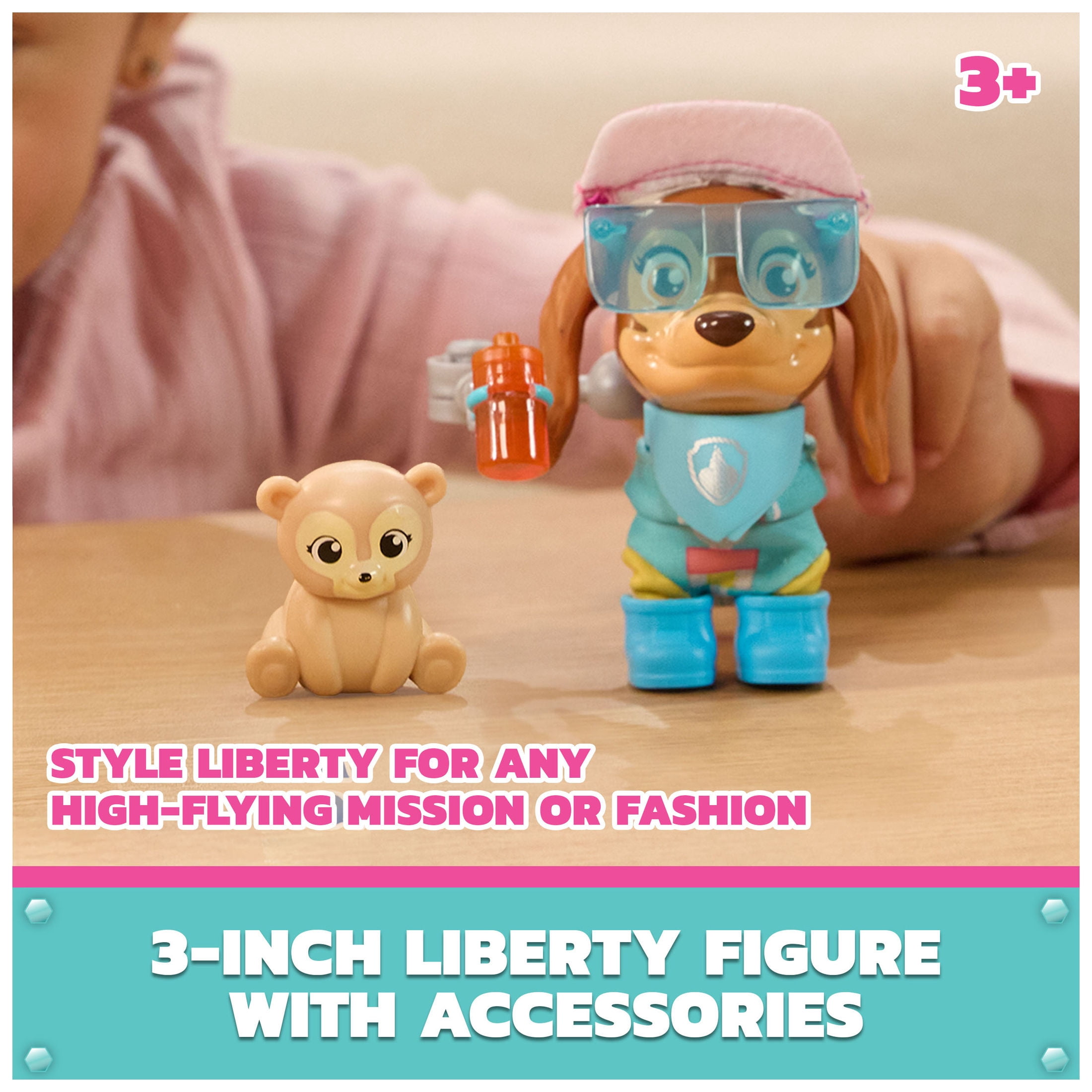 PAW Patrol Skye's World Liberty Rescue-Ready Style Pups, Ages 3+