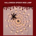 thumbnail image 4 of Lámpara colgante Spider Web Lamp Control remoto 8 modos de brillo Ahorro de energía Protección ocular Esquina de la pared Decoración de Halloween Eccomum Lámpara colgante, 4 of 5
