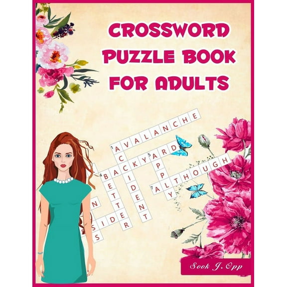 Crossword Puzzle Book for Adults: 101 Challenging Crossword Puzzle Book for Adults (Paperback)