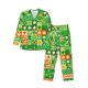 thumbnail image 1 of Balery St Patrick's Day6 Pijama para Hombre de Dos Piezas con Manga Larga, Conjunto de Dormir y Descanso Suave con Bolsillos-Small, 1 of 7