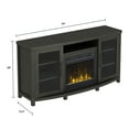 thumbnail image 5 of ClassicFlame Rossville TV Stand for TVs up to 60 inches Screen Size with Electric Fireplace, Tifton Oak, 5 of 5