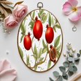 thumbnail image 7 of Canvas Wall Art Botanical Pomegranate Branch Oval Framed Canvas Prints Vintage Wall Hanging Decor for Home Decorations Gifts for Mom Nana Women 8.6"x11.4", 7 of 7