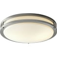 thumbnail image 3 of Oxygen Lighting - Oracle - 17.75 Inch 10.5W 1 LED Flush Mount-Aged Brass Finish, 3 of 6