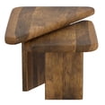 thumbnail image 2 of Inspire MidCentury Modern Solid Wood 2pc Coffee Table Set Walnut, 2 of 6