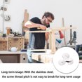 thumbnail image 4 of Screw Thread Pitch Gauge Gears Professional Metric Inch Home Measuring Tools Metalworking Measurement Gauges Slicing Center Gage 52pcs Metric+Inch, 4 of 7
