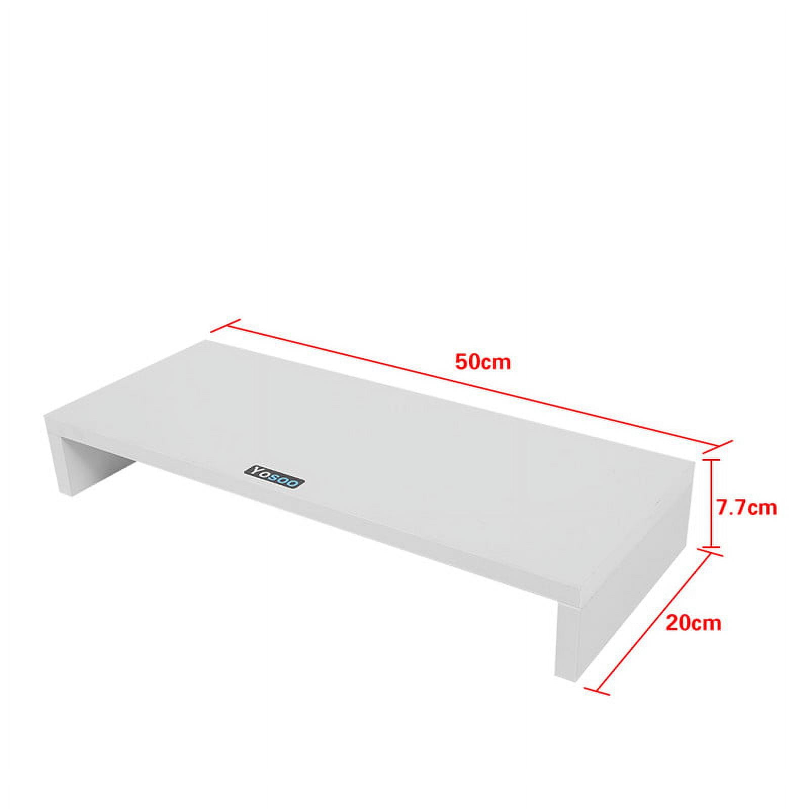 Wooden Computer Monitor Stand,Wooden Stand Monitor Riser Desktop Organizer,Wooden