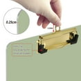 thumbnail image 4 of 12.5x9 Inch Acrylic Clipboard with Metal Clip – Single-Sided Print & Retractable Hook，Army Green, 4 of 8
