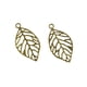 thumbnail image 4 of 20 Piezas de de Hojas Huecas, Lote Colgante de de Metal, Conector, Joyería, Artesanía de Bricolaje Soledad Leaf Charm Pendant, 4 of 6
