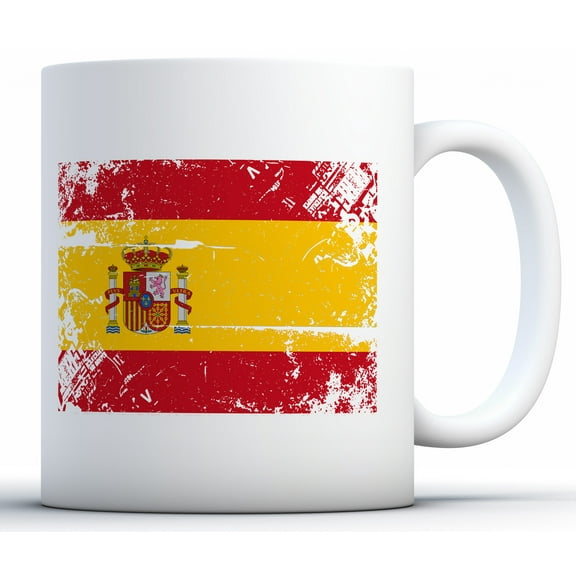 Awkward Styles Spain Flag Coffee Mug Flag of Spain Spanish Mug Gifts for Men and Women Spain 2018 Coffee Mug Spanish Flag Travel Mug Amazing Gifts from Spain Spanish Soccer Mug Spain Coffee Mugs