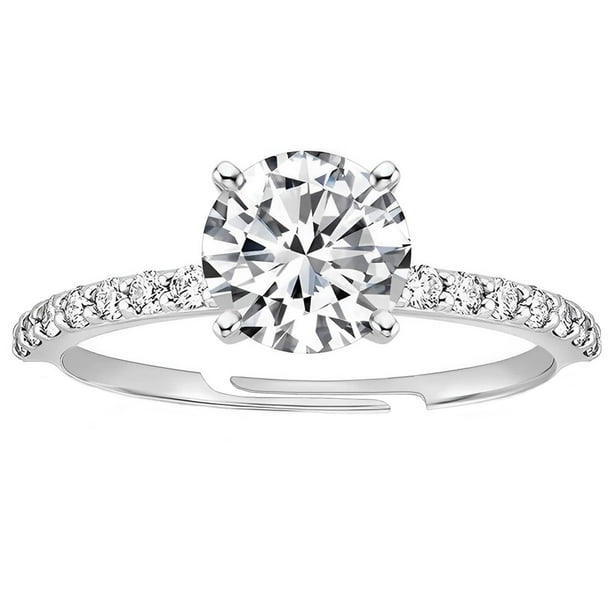 Fake diamond solitaire rings outlet