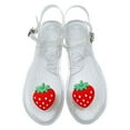 thumbnail image 1 of Kcodviy Fabricant de Chaussures pour Femmes Sandales à entre-Doigts Transparentes pour Femmes Chaussures Jelly Femmes Sandales Plates Funky Monkey Sandales Femmes Pantoufles Pantoufles d'Été Sandales Compensées de Plage pour Femmes Jelly, 1 of 3