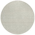 thumbnail image 2 of Addison Rugs Chantille Indoor/Outdoor Transitional Chevron Beige Washable Round Rug, 8' x 8', 2 of 6