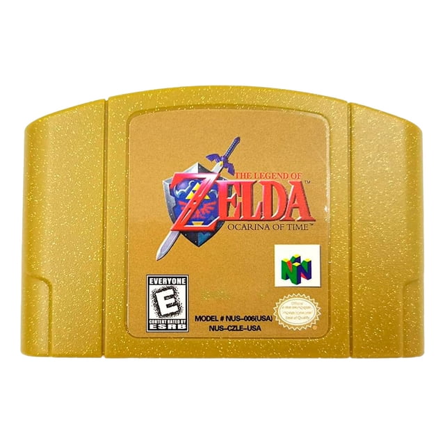 La Leyenda de Zelda Ocarina Of Time Nintendo 64 Gold Salva Físico