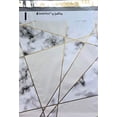 thumbnail image 2 of 10x13 - Marble Stone Geometric Designer Printed Poly Mailers Shipping Envelopes Self Sealing Boutique Chic Custom Bags (20 Pcs), 2 of 4