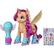My Little Pony: A New Generation Movie Sing 'N Skate Sunny Starscout - Interactive 9-Inch Remote Control Toy with 50 Reactions, Lights (Standard Packaging)