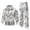 Beige, variant on Turilly Mens Outfits 2 Piece Half Zip Pullover Hoodie Set Acid Wash Textured Top Quarter Zip Loose Fit Drawstring Pants