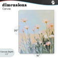 thumbnail image 4 of Stupell Industries Cottage Pastel Meadow Daisies at Dawn Canvas Art, 16 x 20, by The Prints Vibe, 4 of 8