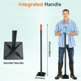 thumbnail image 5 of DEROFIT 46 inch Steel Tamper Tool, All-in-one  Durable Garden Hand Tamper with Rubber Grip for Yard, Ideal for Leveling Soil, Concret and Dirt, 8"x8", 5 of 10