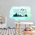 thumbnail image 3 of Quotes & Sayings Wall Decals for Boys Bedroom - Robert Frost Inspirational Poem Quote DIY & Creativity Boy Girl Bedroom Wall Sticker - Size: 10 In x 6 In, 3 of 5