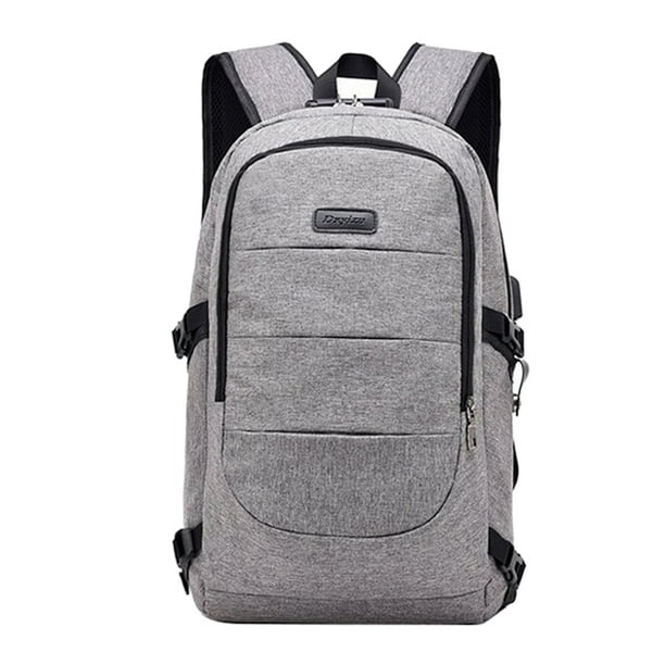 Antirrobo Portátil Sunnimix CON Carga USB Escolar de Viaje Gris
