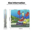 thumbnail image 3 of Zufioo SpongeBob SquarePants for Portable Pocket Makeup Mirror, Foldable Handheld Magnifying Beauty Mirror Suitable for Wallet Handbag for Women-Square, 3 of 9