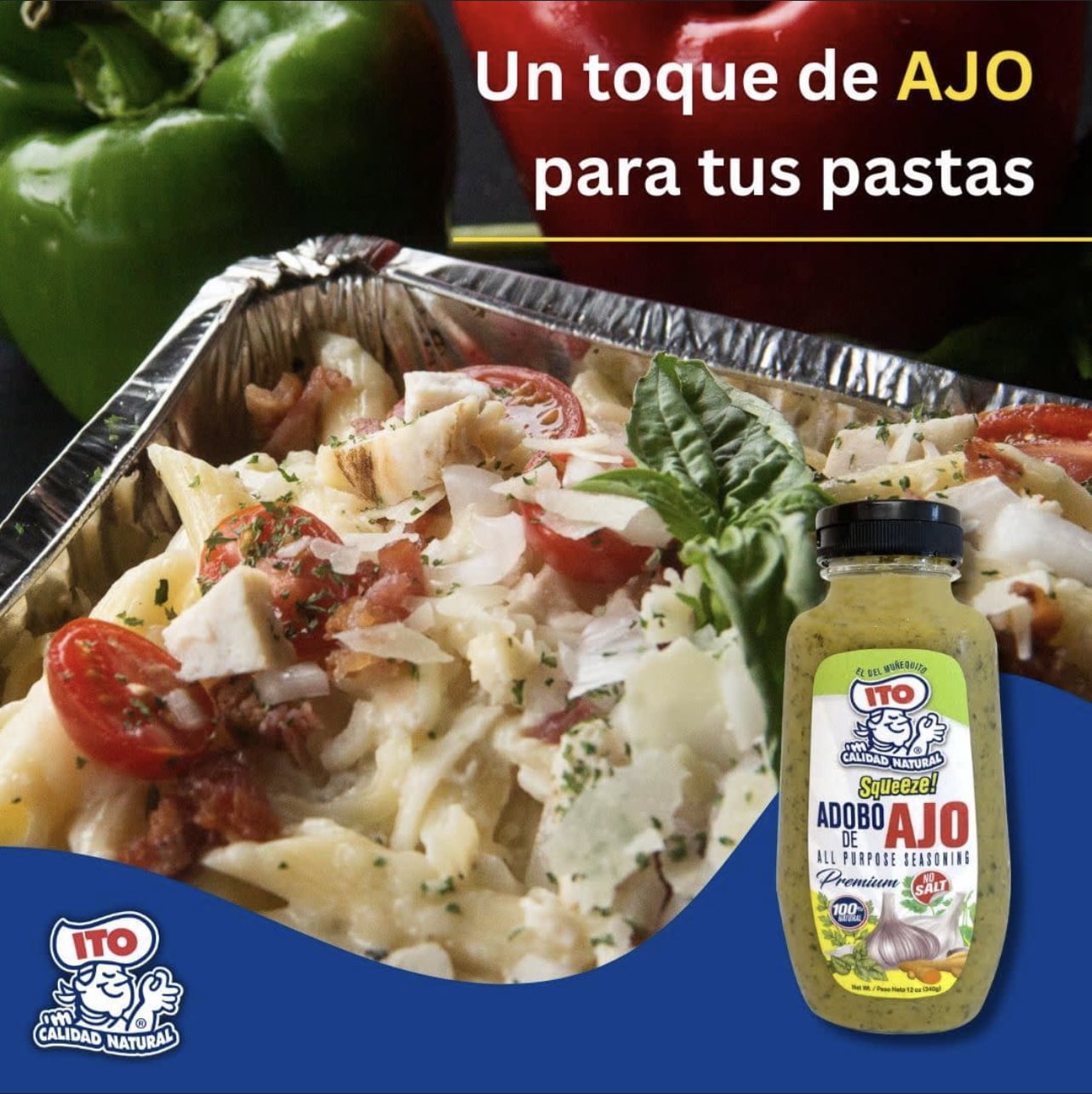 Ito El Munequito Adobo Garlic Paste Squeeze Bottle, 12oz Individual Pack 100% Natural
