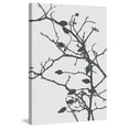 thumbnail image 3 of Marmont Hill "Grey Leaves" by Katarina Snygg Painting Print on Wrapped Canvas, 3 of 5