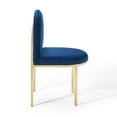 thumbnail image 5 of Modway Isla 18" Channel Tufted Fabric Dining Side Chair in Black/White, 5 of 10