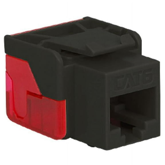 ICC IC1078L6BK Cat 6 Ez Modular Connector, Black
