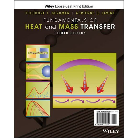 Pre-Owned Fundamentals of Heat and Mass Transfer, 9781119722489, 1119722489, Paperback, 8 edition