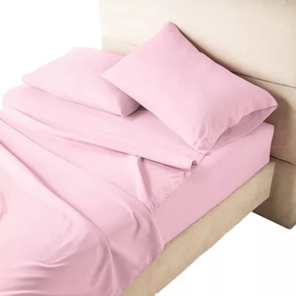 Juego Sabana King Size Suavitec Esencial Rosa Light Concord
