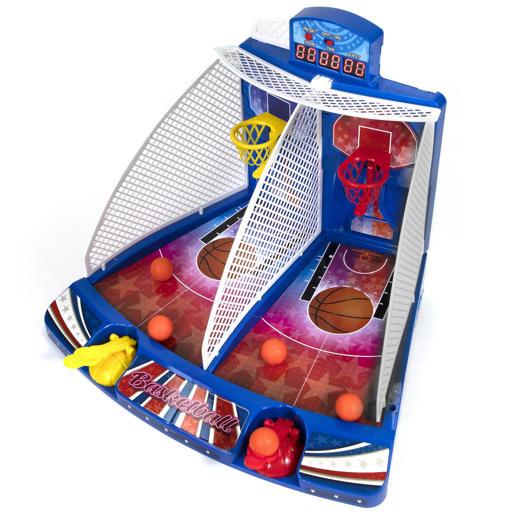 Retro Arcade Electronic: Basketball -Tabletop Game, Electric Scoreboard, Sound Effects, 2 Players, Ages 6+