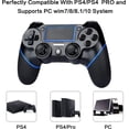 thumbnail image 2 of Timoom PS4 Control Inalámbrico Bluetooth Control de Juego Gamepad para PS4 con Panel Táctil, 2 of 7