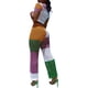 thumbnail image 3 of VISgogo, camisetas y pantalones de manga corta tejidos para mujer, ropa de verano con vendaje frontal en la cintura elástica a juego de colores VISgogo moda, 3 of 6