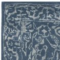 thumbnail image 4 of SAFAVIEH Glamour Kalisha Traditional Wool Area Rug, Grey/Blue, 3' x 5', 4 of 5