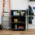 thumbnail image 4 of Mighty Tuff 3 Pack Nesting Stackable Bins, Heavy Duty Space Saving Storage, 4 of 7