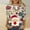 #14Red, variant on Byworldtasic Christmas Shirts for Women Plus Size Funny Printed 3/4 Sleeve Tops Round Neck Pullover Blouses S-5XL