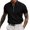 Black, variant on Men's Dry Fit Polo Shirt Short Sleeve 0 Tops Black L