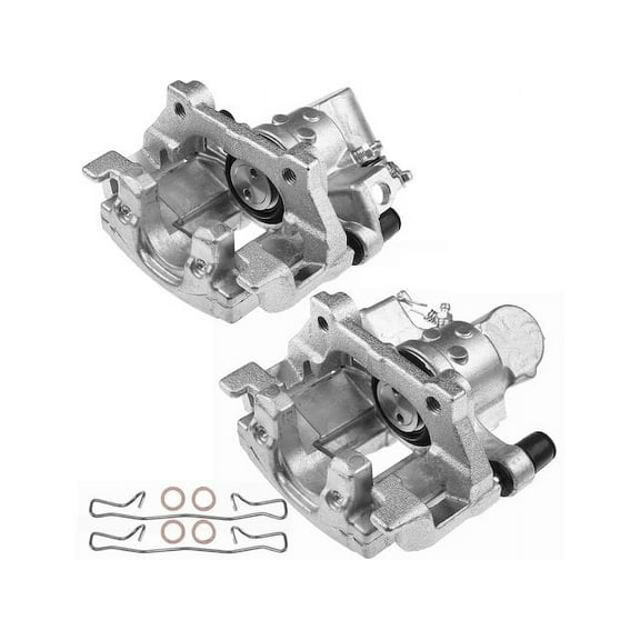 Rear Brake Caliper Set 2 - Compatible with 2008 - 2010 Chevy Cobalt SS 2.0L 4-Cylinder 2009