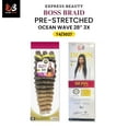 thumbnail image 6 of Ebo Bobbi Boss King Tips Boss Braid Pre-Stretched Ocean Wave Braiding Hair 28" 3X Perfect for Knotless Styles (27 Honey), 6 of 6