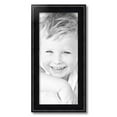 thumbnail image 2 of ArtToFrames 10" x 23" Matte Black with Beads Picture Frame, 10x23 inch Black Wood Poster Frame (WOM-4065), 2 of 8