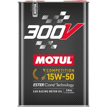 Motul Usa MTL110861, 300V Competition Oil 15W50 5 Liter Performance Racing