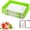 Green, variant on Sustainable & Reusable Food Preservation Tray, Stackable Food Storage Trays with Stretch Cover, Vacuum Food Storage Containers for Home & Travel (Red,1 Set)