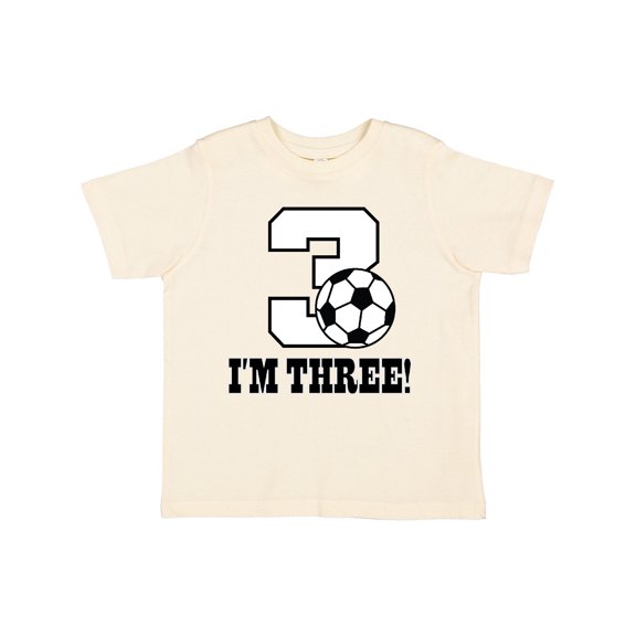 Inktastic 3rd Birthday Soccer Boys or Girls Toddler T-Shirt
